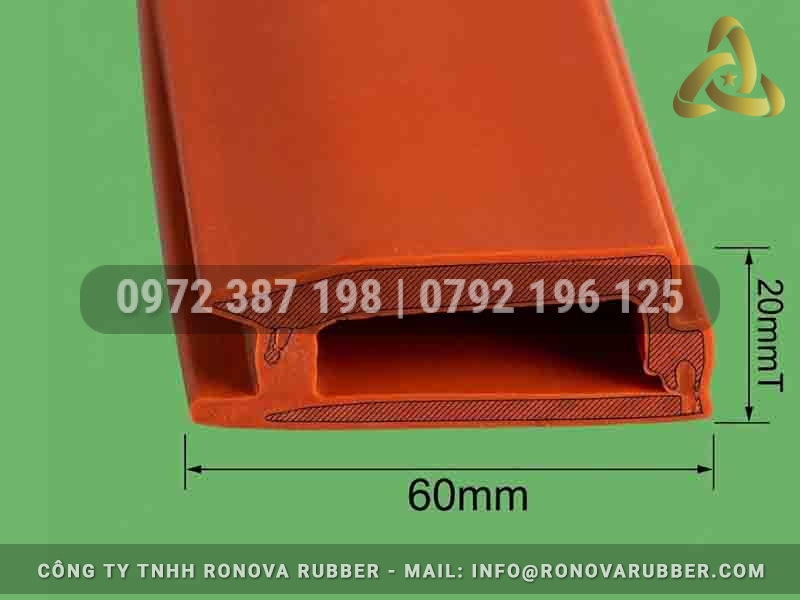 Ron silicon đỏ cho lò sấy nhiệt độ cao tại Phường Yên Sở Hà Nội từ Cao Su Ronova